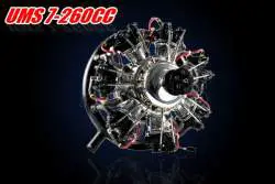 UMS 7/260cc Radial Engine GST Inc Christmas Special 15% off