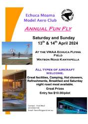 Echuca Moama Model Aero Club Annual Fun Fly